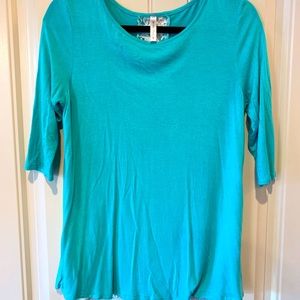 Teal Lace Top